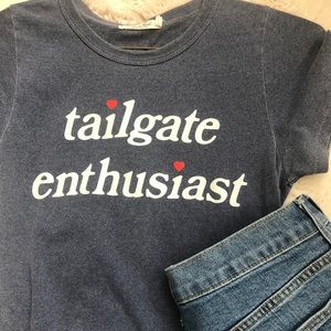 Junk Food Tshirt “Tailgate Enthusiast🏈🍻